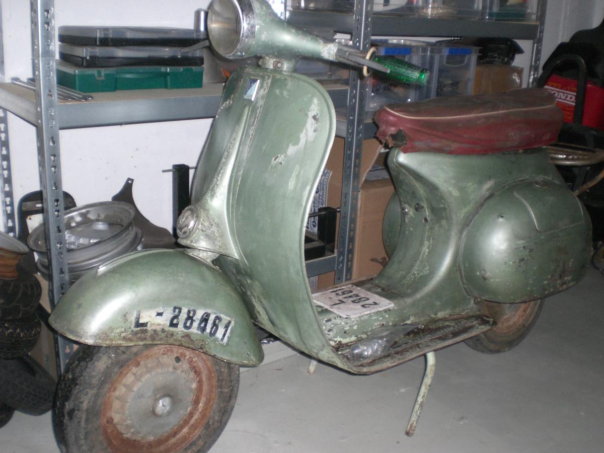 Motovespa 150S Rat Rod  Vespa Rally, Sprint, VNA, VNB, VBB, V125, etc.  GSF  Das Vespa 