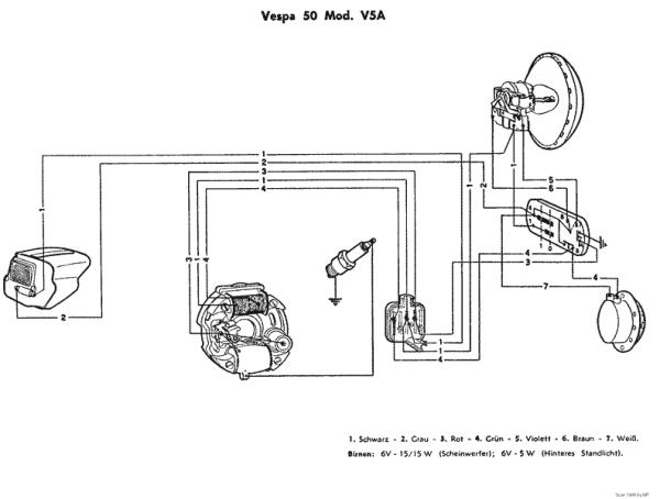 Spannungsregler 6V - Wie anschließen? - Vespa V50 ...