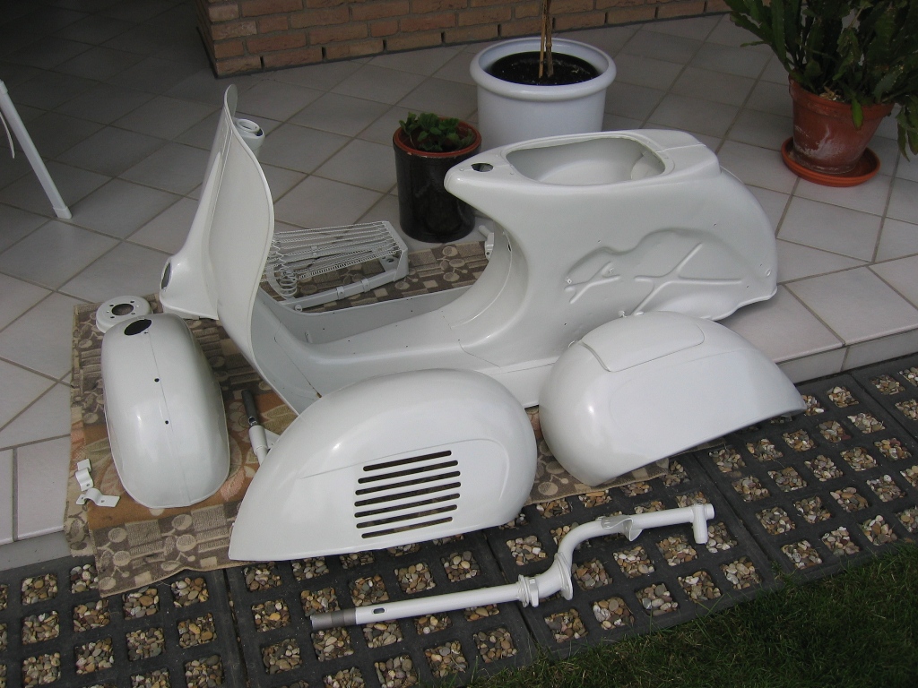 Motovespa 125L Restauration  Vespa Rally, Sprint, VNA, VNB, VBB, V125, etc.  GSF  Das Vespa 