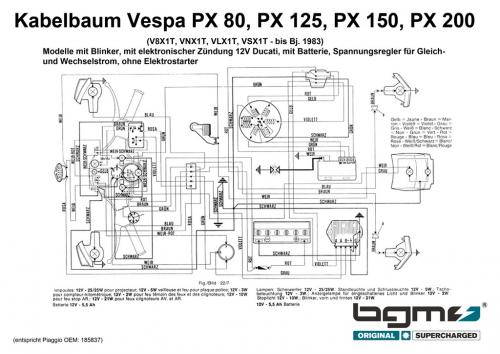 Schaltplan Vespa Px Alt - Wiring Diagram