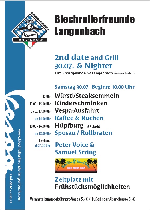 2nd Date & Grill am 30.7.2016 bei Freising