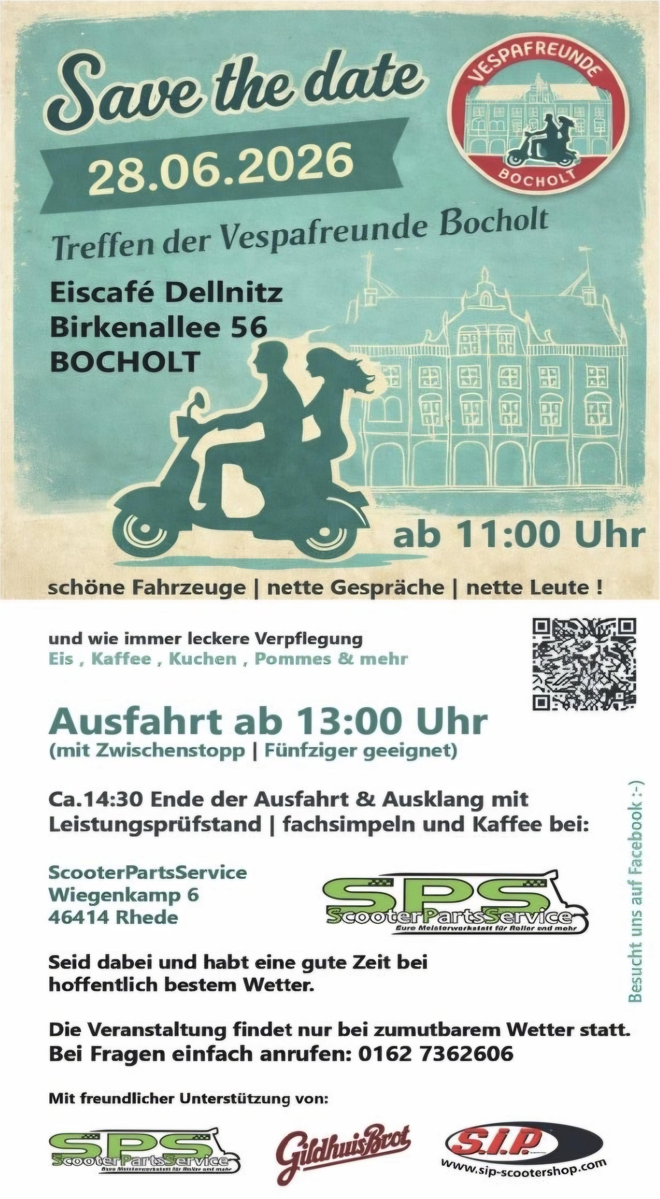 Vespa-Freunde Bocholt "die Dritte"