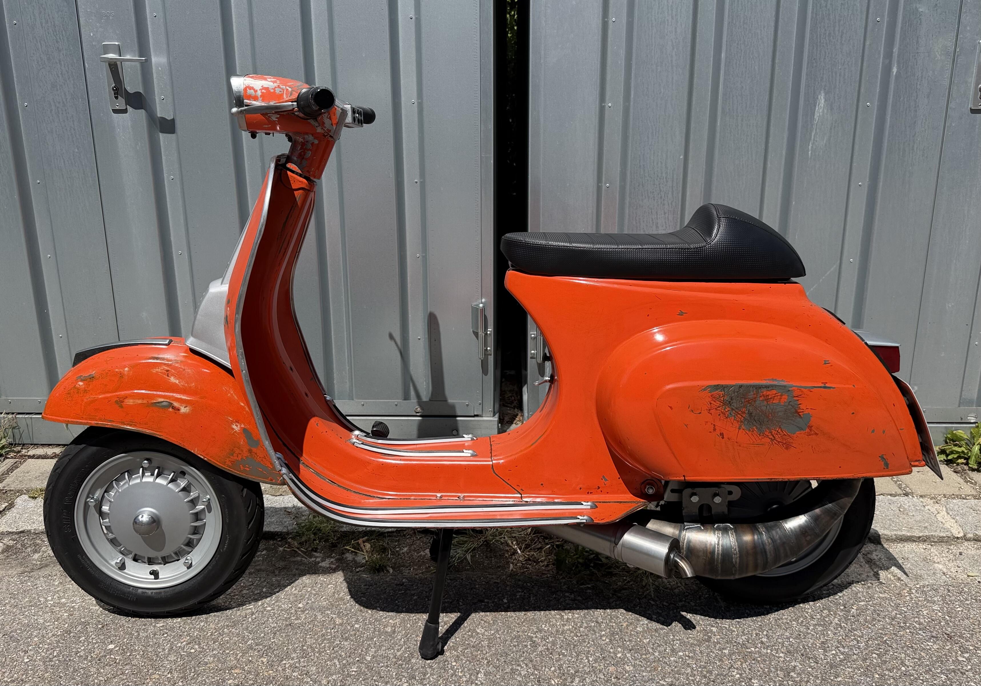 Schöne Vespa V50 EGIG 170 25PS + Scheibenbremse SIP
